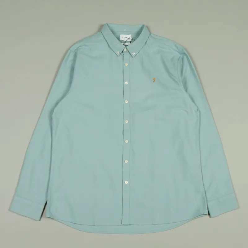 Farah Brewer LS Shirt - Light Turquoise